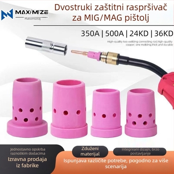 Mai Sheng plinsko zaštićeni MIG zavarivački pištolj s keramičkim mrežastim šuntom 350A/500A