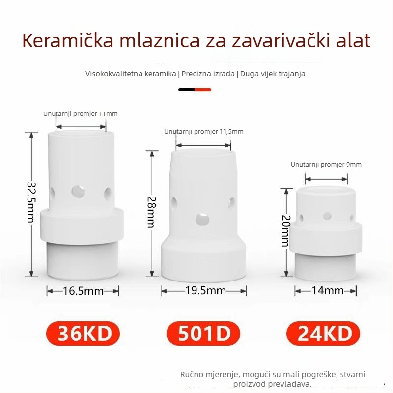 Mai Sheng plinsko zaštićeni MIG zavarivački pištolj s keramičkim mrežastim šuntom 350A/500A