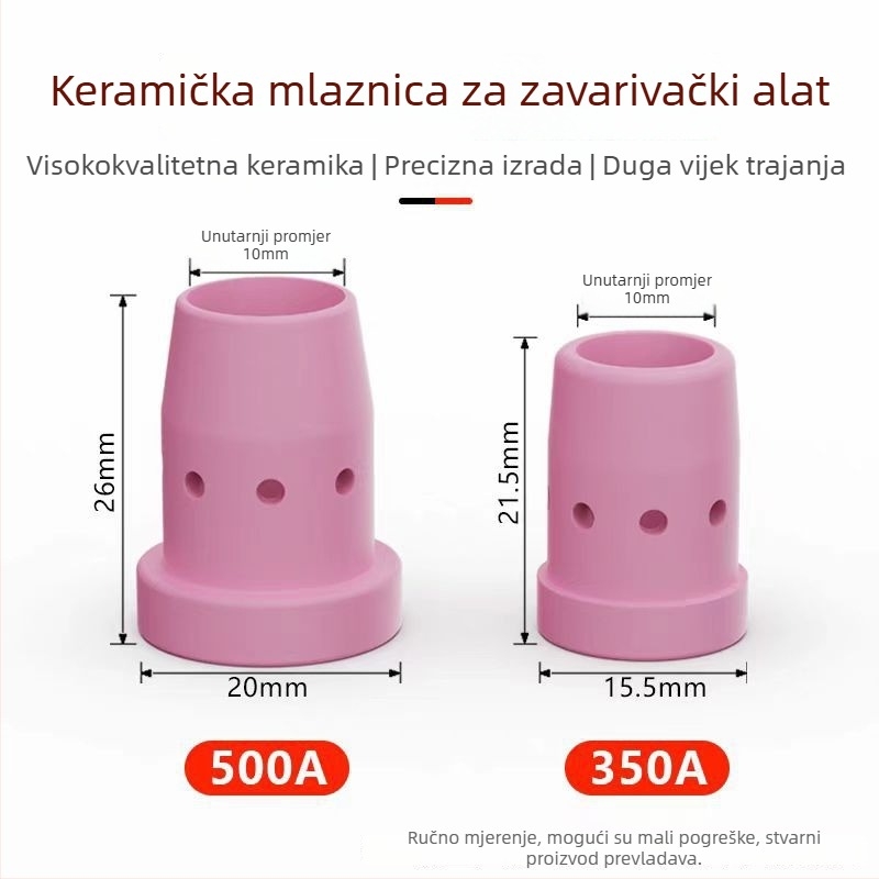 Mai Sheng plinsko zaštićeni MIG zavarivački pištolj s keramičkim mrežastim šuntom 350A/500A
