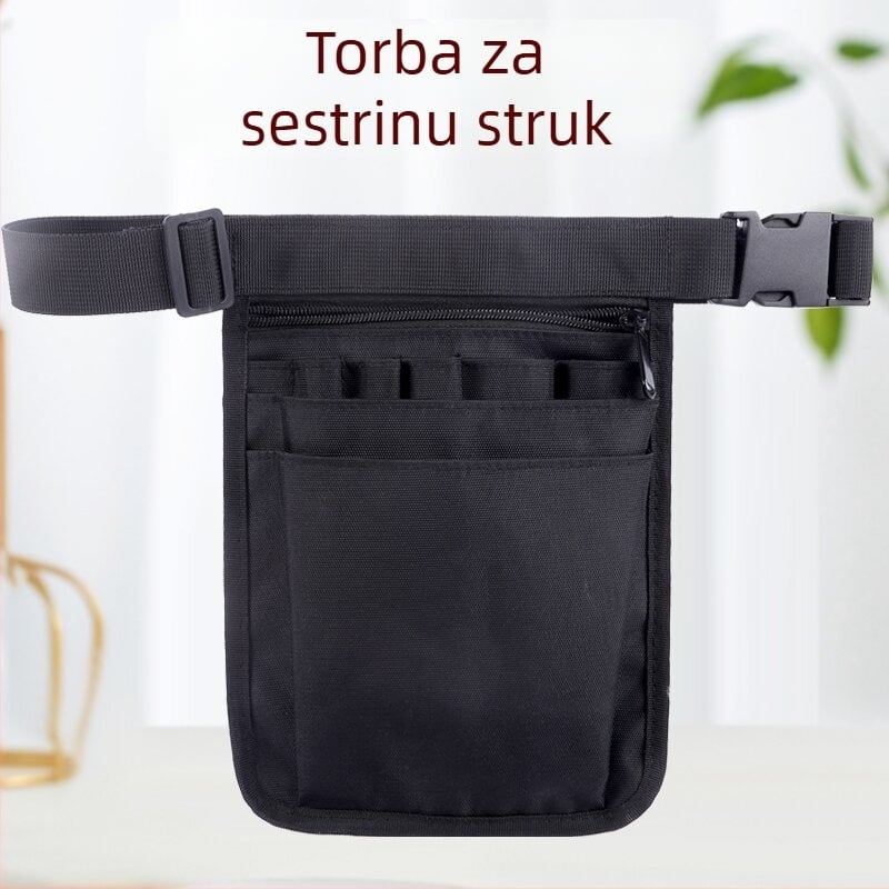 Pojasna torbica za sestru i alate za frizere – Oxford platna, prozračna, vodootporna, ultralaka, antibakterijska i otporna na habanje; stil gradska jednostavnost; Vigoni