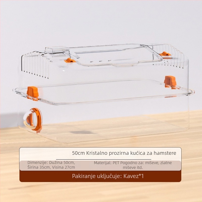 Akrilni kavez za hamstere, za sve sezone, dekorativno uređenje okoliša (Akrilni kavez; Za hamstere; Za sve sezone; Dekorativno uređenje okoliša)