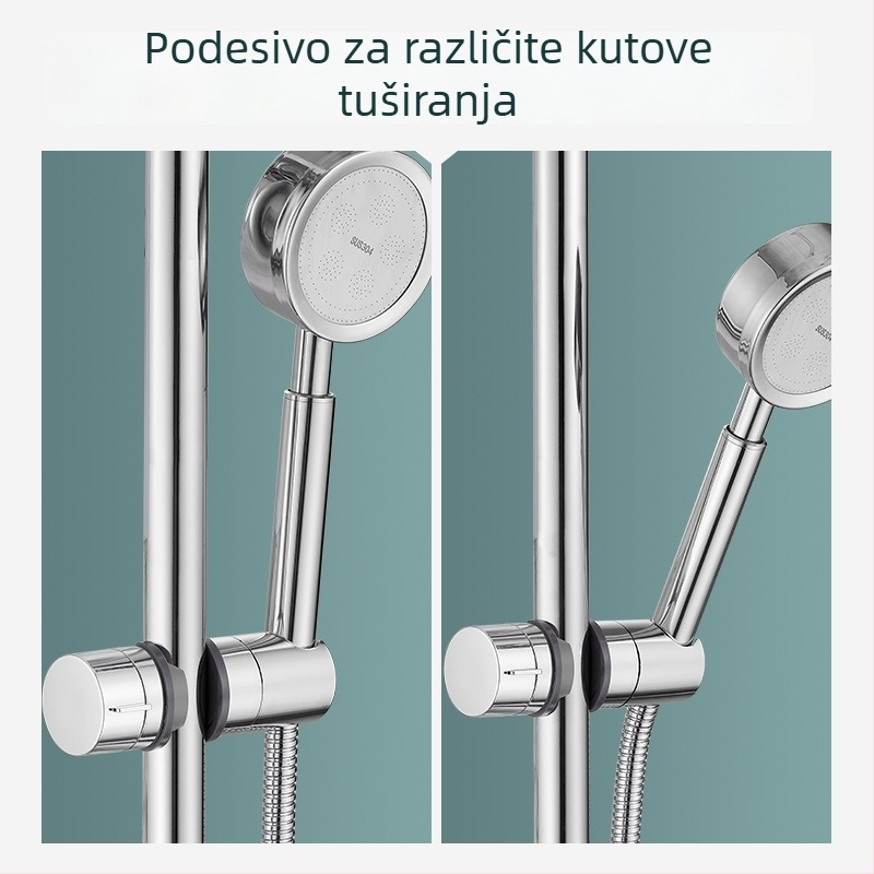 Tuš stalak Ji Mu, ABS materijal, elektroplating, nominalni tlak 5 MP, moderan i jednostavan stil