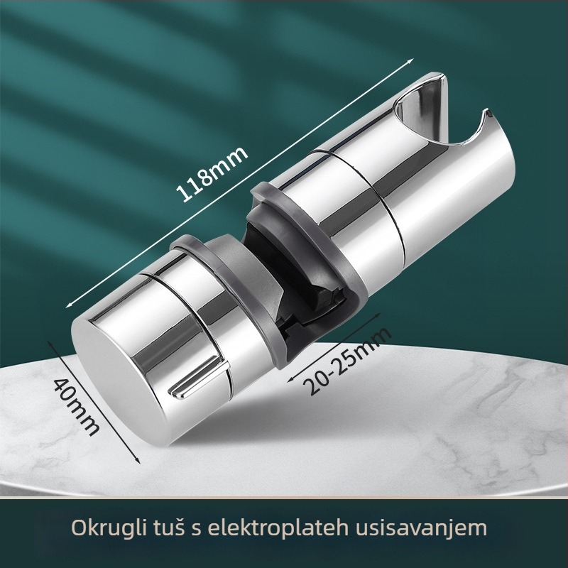 Tuš stalak Ji Mu, ABS materijal, elektroplating, nominalni tlak 5 MP, moderan i jednostavan stil