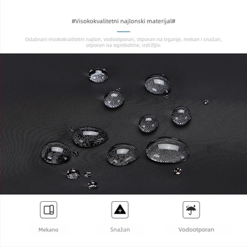 Muška torba za prsa, ulični stil; materijal: tkanina/sintetička koža; geometrijski uzorak; otporan na habanje
