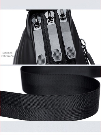 Muška torbica preko ramena – crossbody, PU koža; podstava od poliestera; gradski stil jednostavnosti; marka Celikoel; vodootporna, lagana, otporna na habanje i proširiva.