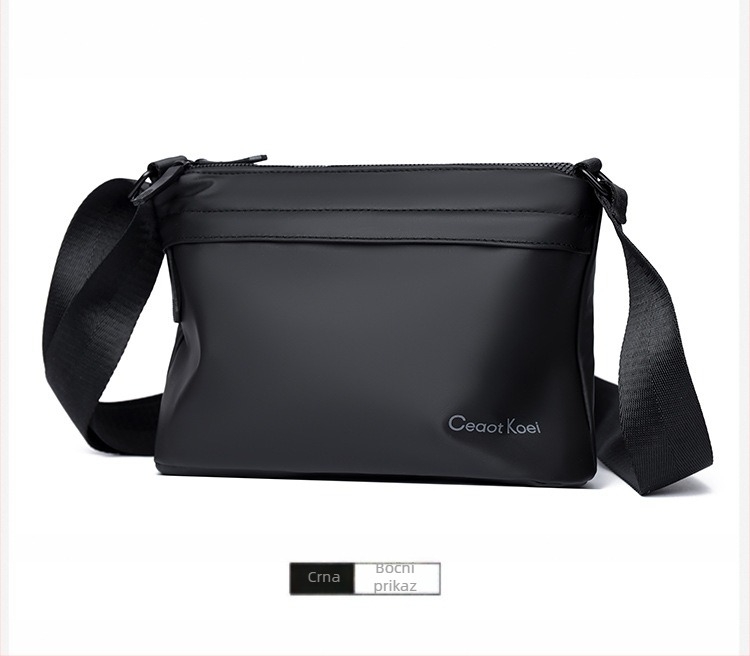 Muška torbica preko ramena – crossbody, PU koža; podstava od poliestera; gradski stil jednostavnosti; marka Celikoel; vodootporna, lagana, otporna na habanje i proširiva.