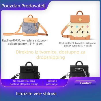 Muška torba preko ramena, prava koža (prvi sloj bikove kože), uzorak s slovima, podstava od platna, gradski stil