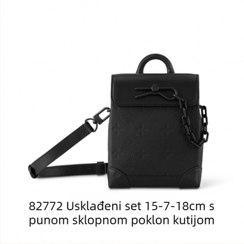 Muška torba preko ramena, prava koža (prvi sloj bikove kože), uzorak s slovima, podstava od platna, gradski stil