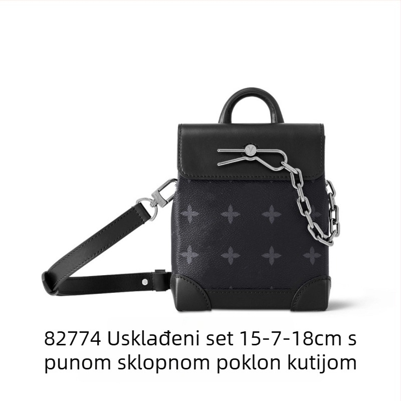 Muška torba preko ramena, prava koža (prvi sloj bikove kože), uzorak s slovima, podstava od platna, gradski stil