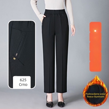 Ravne hlače od vunenog materijala, Shanlidi, stil Diamond, Royal Sister (Casual hlače; Materijal: vuna; Stil: Diamond, Royal Sister; Tip: ravne hlače; Gustoća: normalna)