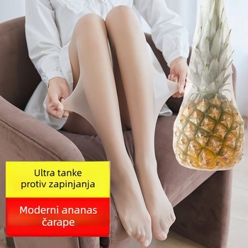 Baršunaste najlon čarape – ultra tanke, 5D denier, bikini gusset, UV zaštita