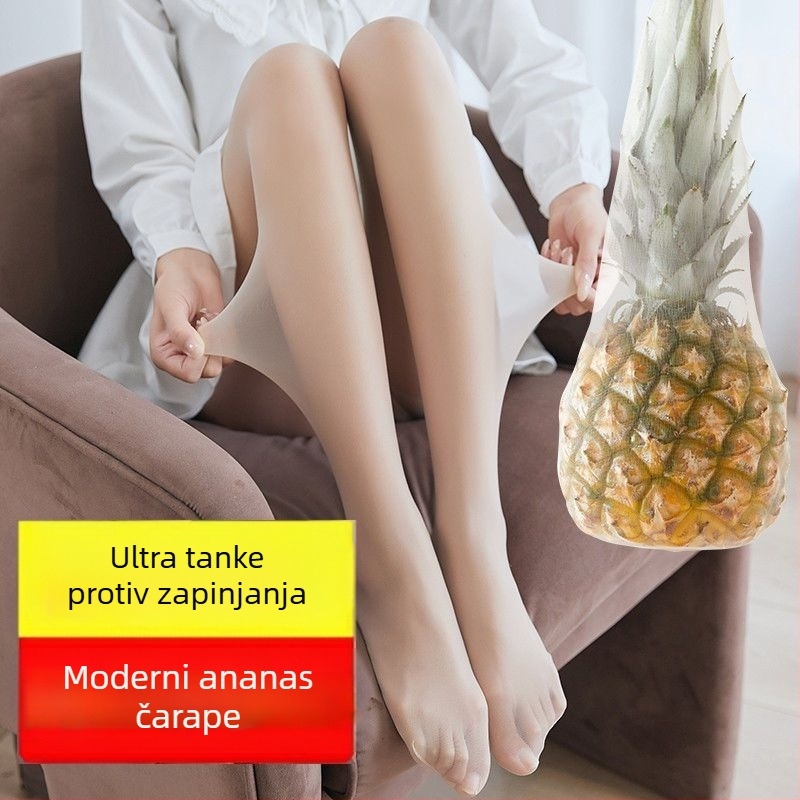 Baršunaste najlon čarape – ultra tanke, 5D denier, bikini gusset, UV zaštita