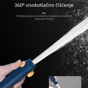 Kvadratna tuš glava, ručna, pod pritiskom, kišna funkcija – ABS, model BNL-F02, navoja priključak, 0–80°C, 0,03 MPa