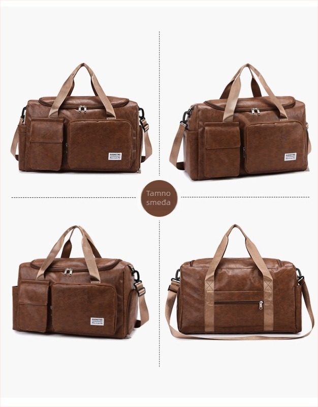 Torba za putovanje i sport s podjelom suhog i mokrog, 20-35L, Oxford tkanina, vodootporna