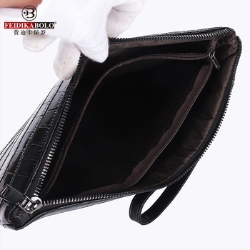 Muška clutch torba od PU kože, s funkcijom protiv krađe, poslovni stil, podstava od poliestera.