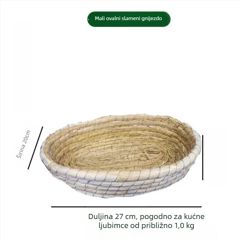 Powerful Merchant Pleteni dom za male ljubimce – toplo zimsko sklonište