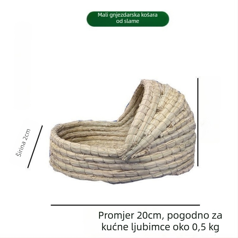 Powerful Merchant Pleteni dom za male ljubimce – toplo zimsko sklonište