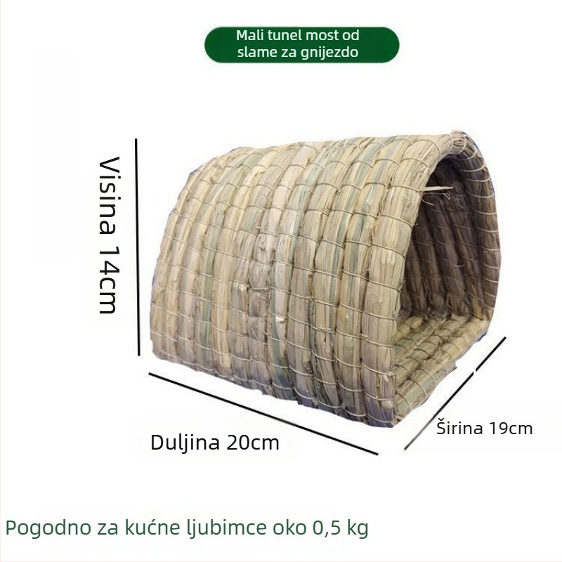 Powerful Merchant Pleteni dom za male ljubimce – toplo zimsko sklonište