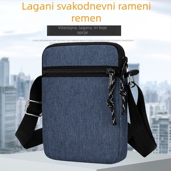 Muška crossbody torba od Oxford materijala, podstava od najlona, stil za putovanja u slobodno vrijeme, proljeće 2025.