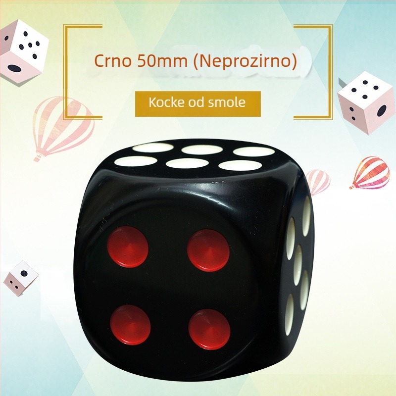 Royal Saint kockice, smola, 6‑strani, prilagodljive; paket od 1000 za šah i igre karata.