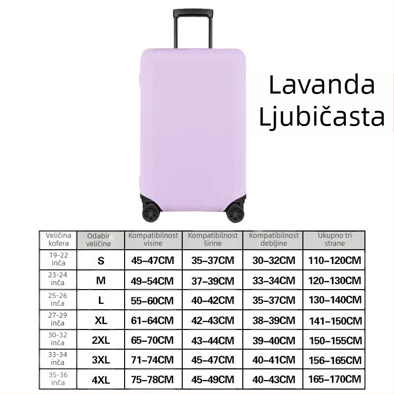 37 pokrov za prtljagu – sportska verzija, otporan na habanje i prašinu, poliester