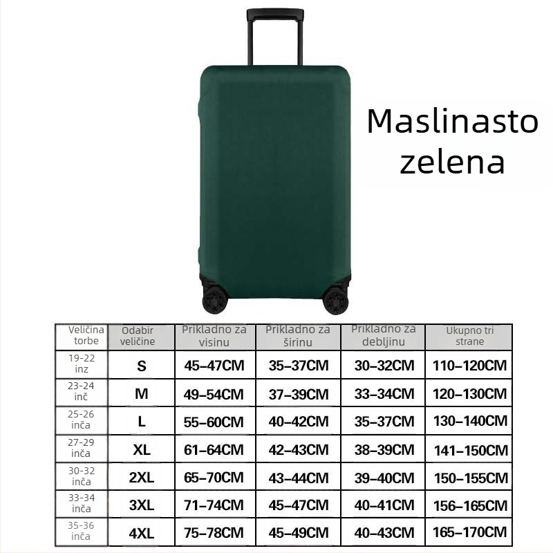 37 pokrov za prtljagu – sportska verzija, otporan na habanje i prašinu, poliester