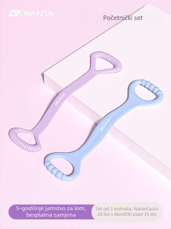 Figure-8 silikonska otporna traka – Ovanda Pull Exerciser, trening leđa, otvaranje ramena, kućna joga elastični pojas