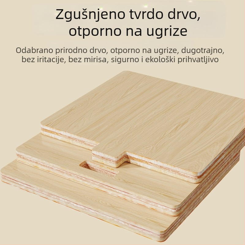 Drvena kućica za hamstere • Namijenjena za hamstere • Materijal: drvo • Nije uvezeno