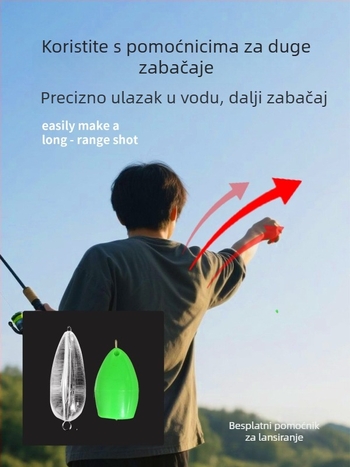 Set žičanih udica za muhe, 16 udica, anti-zamotavanje, Caddis mamac