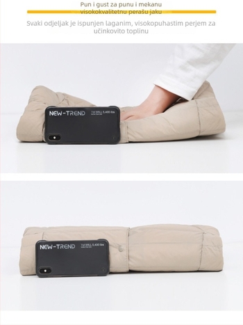 Ženska down jakna, slim-fit fason, materijal: najlon, punilo: bijelo pačje perje, udio perja 50%, ovratnik s rubom u stilu wood-ear edge