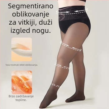 Najlon tajice s oblikovanjem, anti-snag zaštita, bikini gusset, srednja debljina