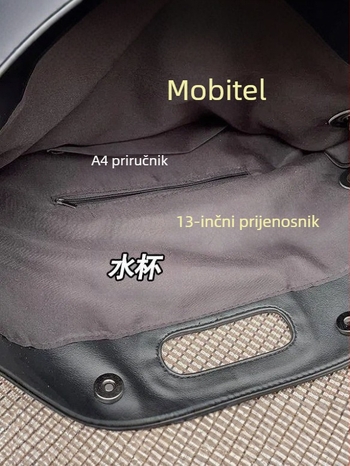 PU kožna tote torba, ulični stil, vertikalnog kvadratnog oblika, magnetska kopča