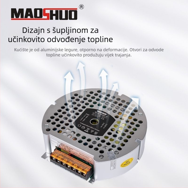 24V LED trak napajanje, prekidno, IP20, učinkovitost 92%