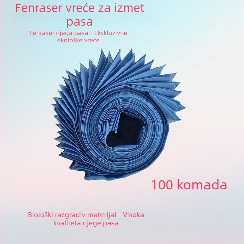 Sklopivi čistač psećih izmeta, automatska funkcija, plastični, s vrećom
