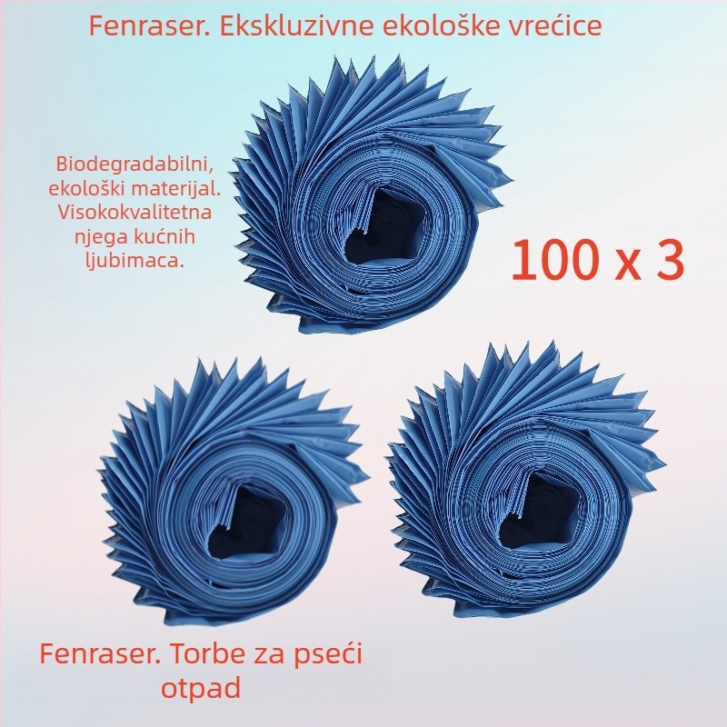 Sklopivi čistač psećih izmeta, automatska funkcija, plastični, s vrećom