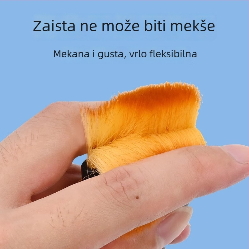 Četka za čišćenje računala s mekanim vlaknima od mikrovlakana, za tipkovnicu i zaslon, antistatična