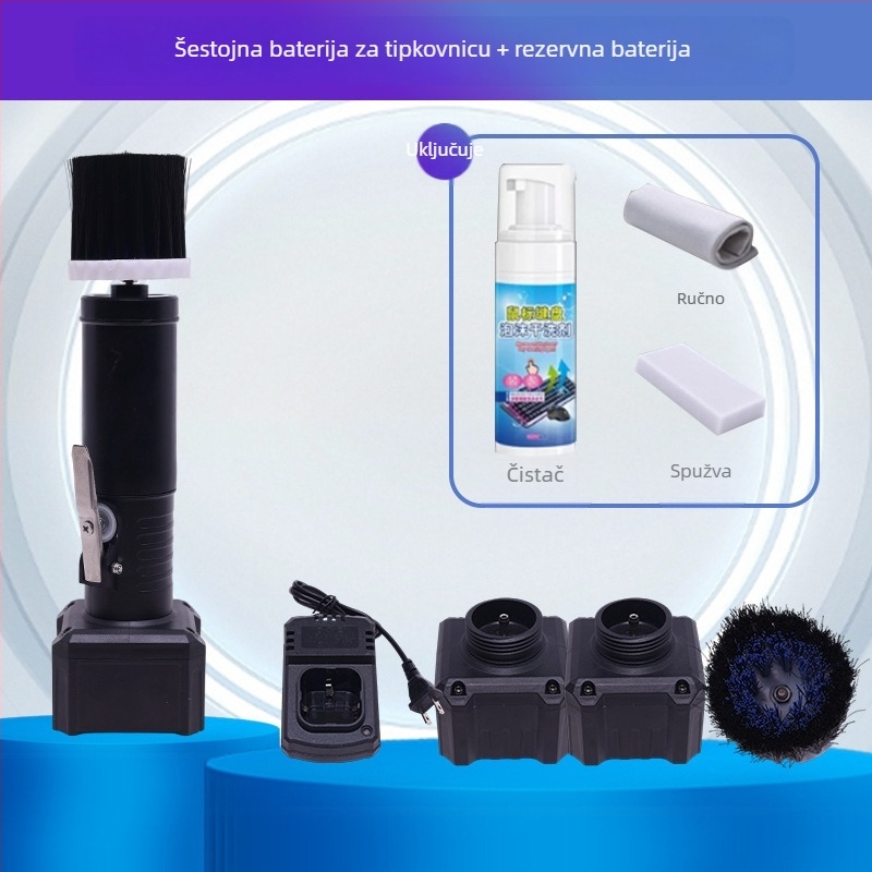 Električna četkica za tipkovnicu za dubinsko čišćenje praznina tipkovnice, YM003 model, marke Yuming Electric, kompatibilno s prijenosnim računalima i računalima, tiskanje logotipa dostupno.