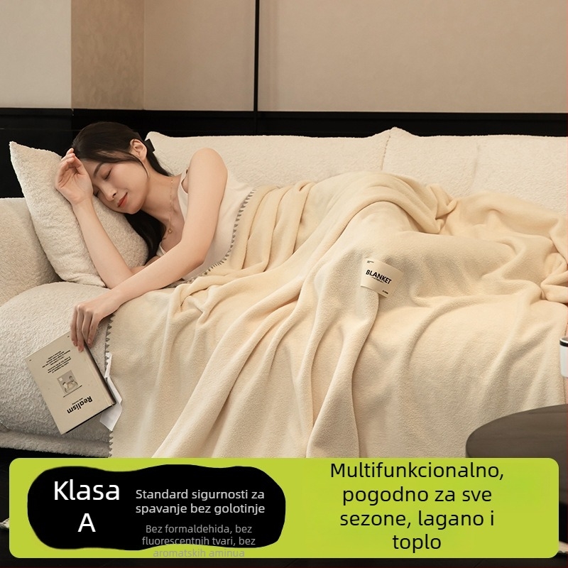 Kašmirska deka, moderni minimalistički stil, jednobojni uzorak, težina 500–799 g, premium kvaliteta, pogodna za sve sezone