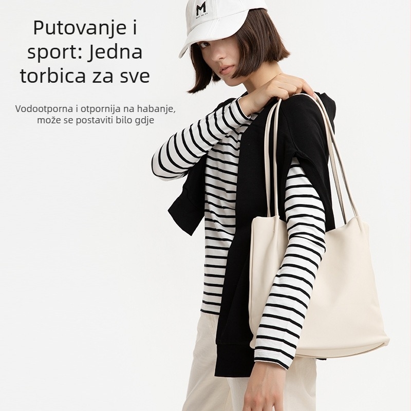 Swagone PU bucket torba za žene - gradska jednostavnost, vertikalni kvadratni oblik, magnetska kopča, džep sa zipom, podstava od poliestera