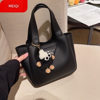 Torba za ramena — bucket bag stil, korduroj materijal, PU podstava, magnetsko zatvaranje, Fangzhi marka