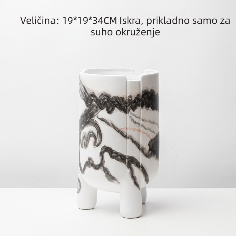 Vaza od smole, kineski stil, materijal: plast/smola