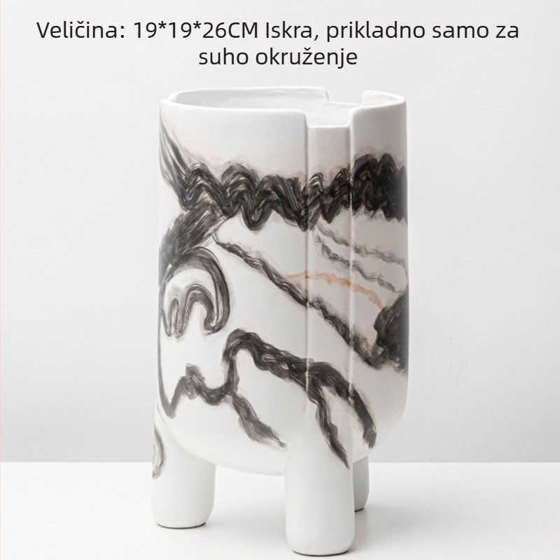 Vaza od smole, kineski stil, materijal: plast/smola