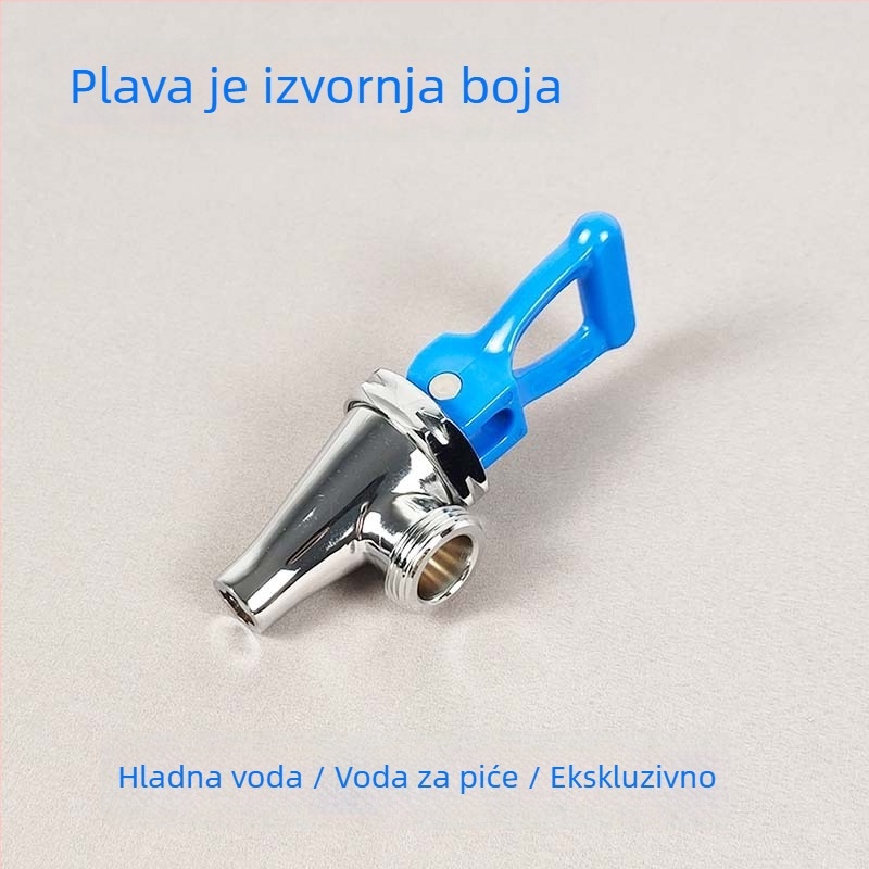 Protizapalni završetak slavine za bojler s vodom, bakreno tijelo, jednostruki dizajn, nestandardni ventil
