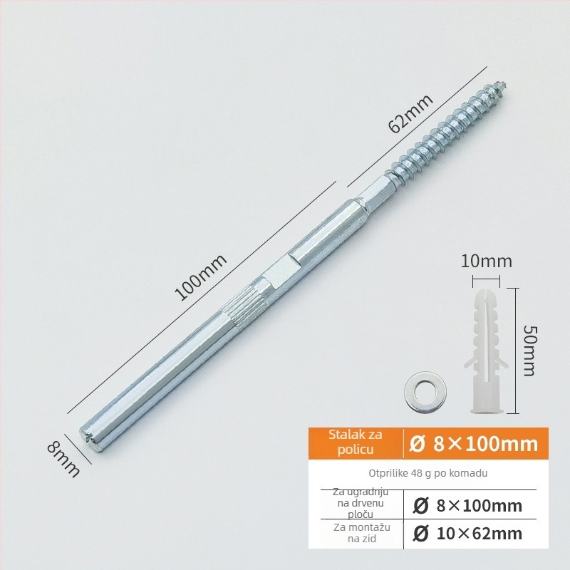 Skriveni zidni nosač police | skrivena montaža | hladno valjana čeli | Chengeng Hardware | moderni minimalizam