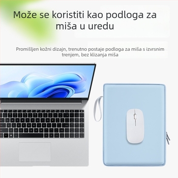 Torba za iPad tablet s poliestrom, unutarnji džep, otporna na habanje i na udarce, zatvarač, mekani držač