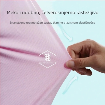 Ženska ljetna jakna od Ice Silk s kapuljačom, uski kroj, kratka dužina, rukav 3/4, UPF50+
