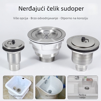 Nerđajući čelik – odvod za mop bazen – 201, Model 40/50, Tip podizanje (pull-up), Marka Ao Lai Long