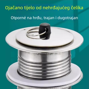 Nerđajući čelik – odvod za mop bazen – 201, Model 40/50, Tip podizanje (pull-up), Marka Ao Lai Long