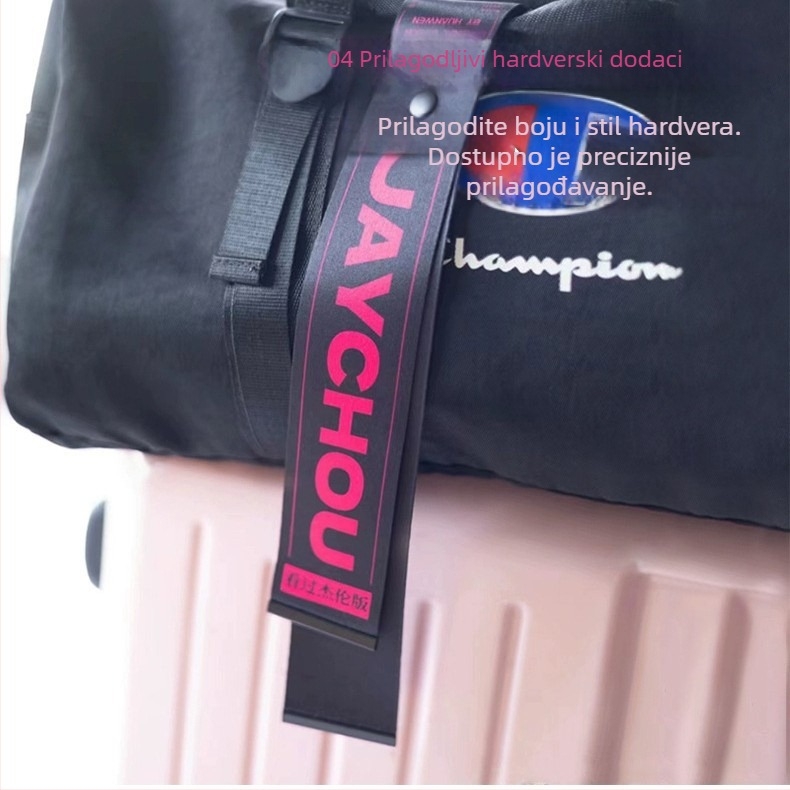 Remen za kufor s privjeskom - toplinski prijenos; DIY; sprječavanje gubitka