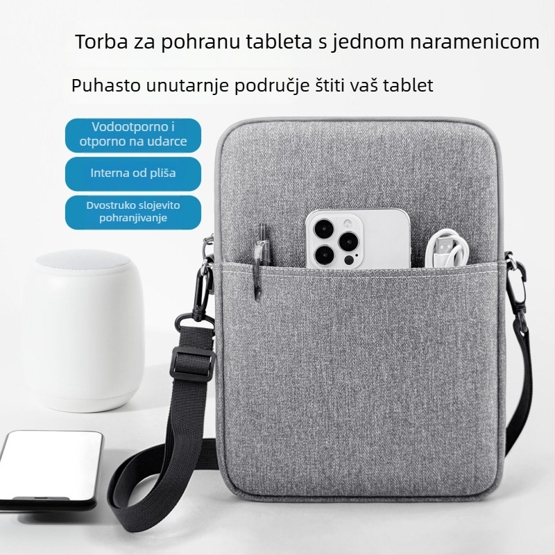 Poliesterska torba za tablet, otporna na habanje i prorezivanje, gradska jednostavnost, unisex, proljeće 2025